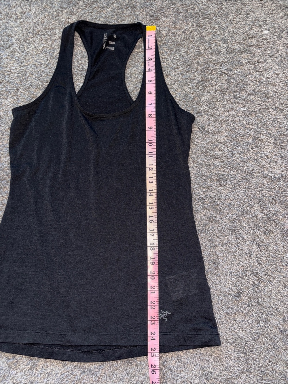 Arc'teryx Taema Tank in Black Heather - Picture 5 of 6